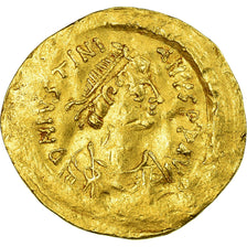Münze, Justinian I, Semissis, 527-552, Constantinople, Rare, S+, Gold, Sear:143