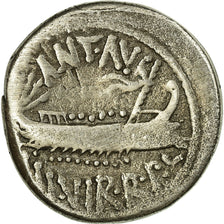 Moeda, Marcus Antonius, Denarius, 32-31 BC, Patras, VF(20-25), Prata