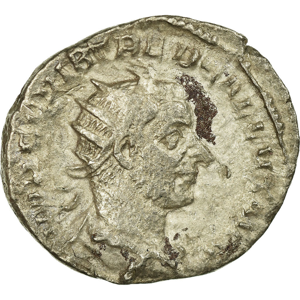 Moneta, Trebonianus Gallus, Antoninianus, 252-253, Rome, MB+, Biglione, RIC:37