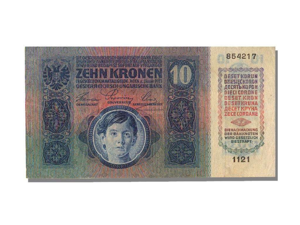 Austria, 10 Kronen, 1915, 1915-01-02, UNC(63)