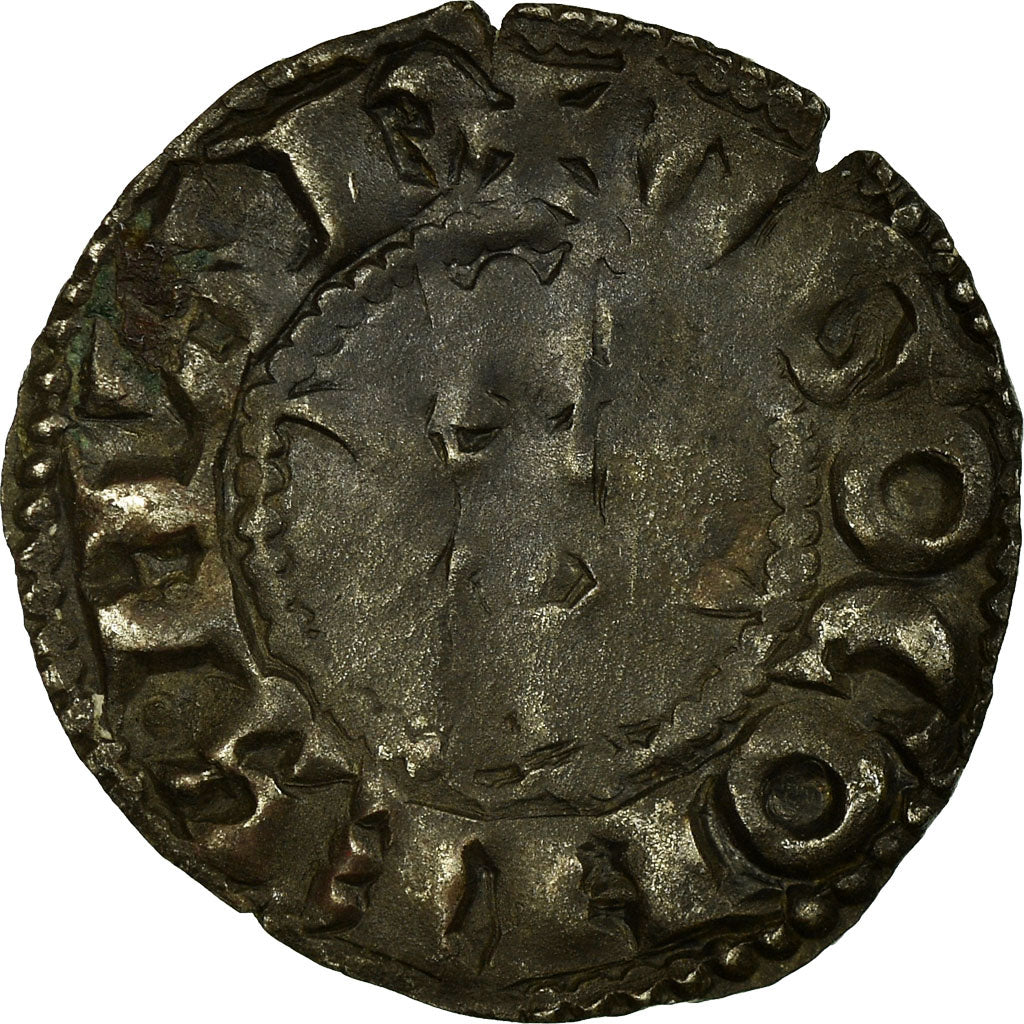 Münze, Frankreich, La Marche, Hugues X, Denarius, S+, Silber, Boudeau:438