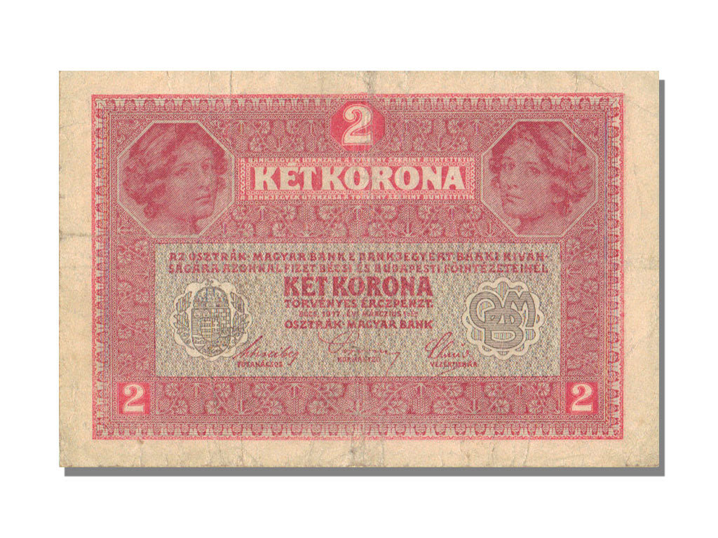Austria, 2 Kronen, 1917, KM #21, 1917-03-01, EF(40-45), 250434