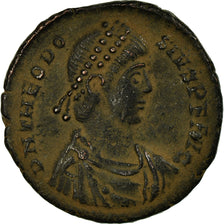 Moneta, Theodosius I, Maiorina, 383-388 AD, Nicomedia, Rare, BB+, Bronzo