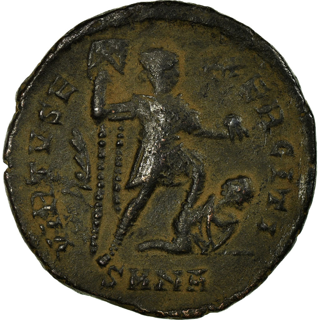 Moneta, Theodosius I, Maiorina, 383-388 AD, Nicomedia, Rare, BB+, Bronzo