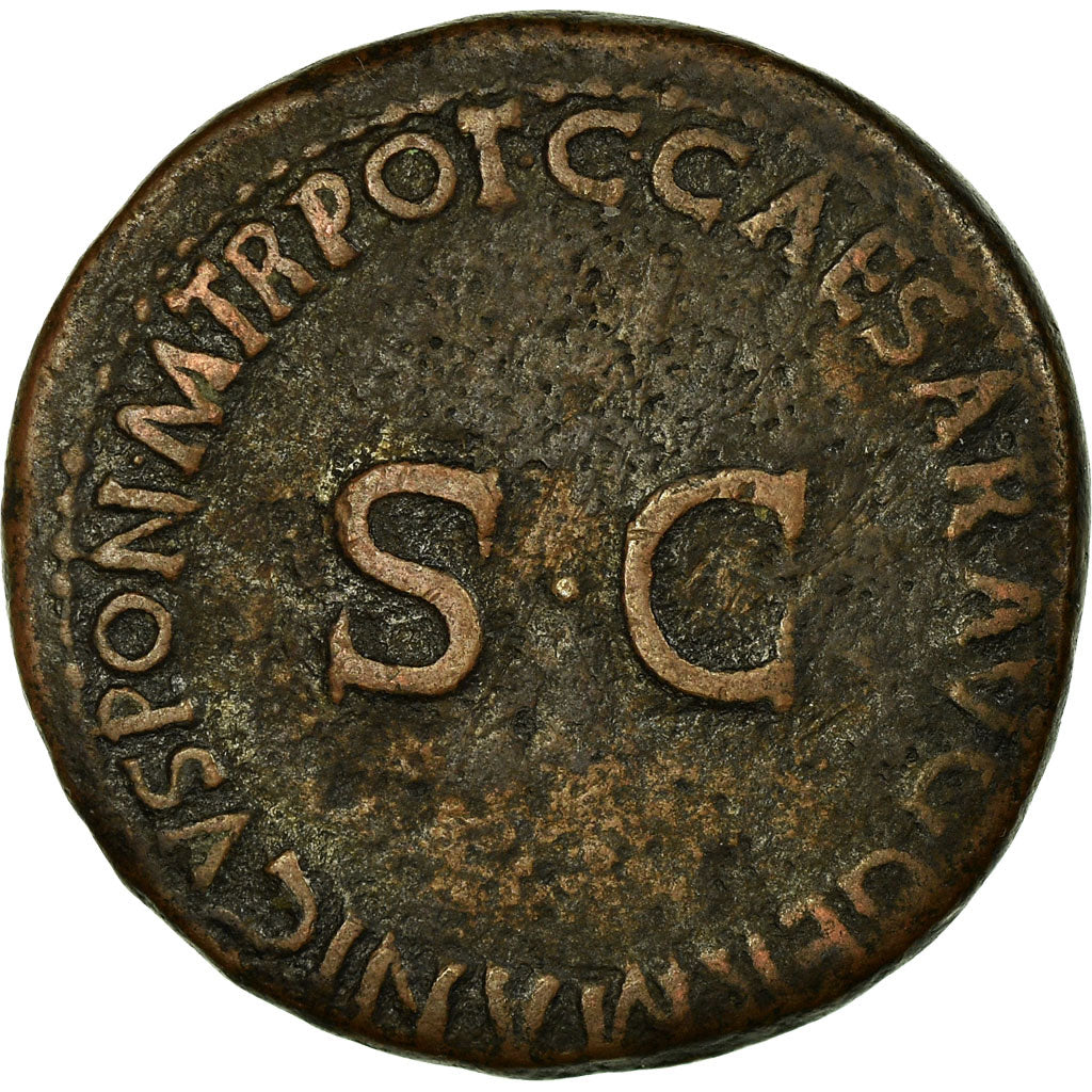 Moneta, Germanicus, As, 37-38, Rome, BB, Bronzo, RIC:35