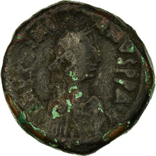 Moneda, Justinian I, Follis, 527-532, Constantinople, BC+, Cobre, Sear:158
