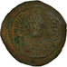 Monnaie, Justinien I, Follis, 543-544, Constantinople, TB+, Cuivre, Sear:163