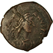 Moneta, Justinian I, Decanummium, 547-548, Constantinople, MB, Rame, Sear:167