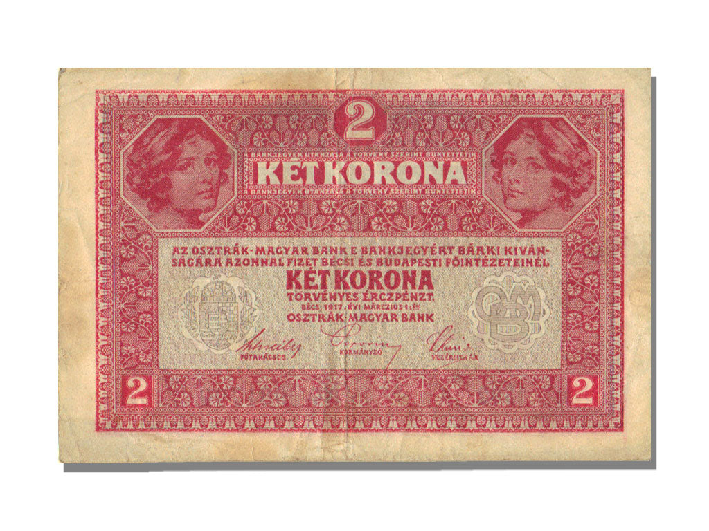 Austria, 2 Kronen, 1917, KM #50, 1917-03-01, EF(40-45), 081799