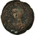 Moneta, Justinian I, Half Follis, 544-545, Kyzikos, MB, Rame, Sear:208