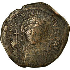 Monnaie, Justinien I, Demi-Follis, 538-539, Cyzique, TB+, Cuivre, Sear:208