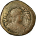 Münze, Justinian I, Follis, 533-537, Antioch, Modern forgery, S, Bronzed Tin