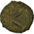 Moneda, Justinian I, Half Follis, 562-563, Antioch, BC+, Cobre, Sear:232