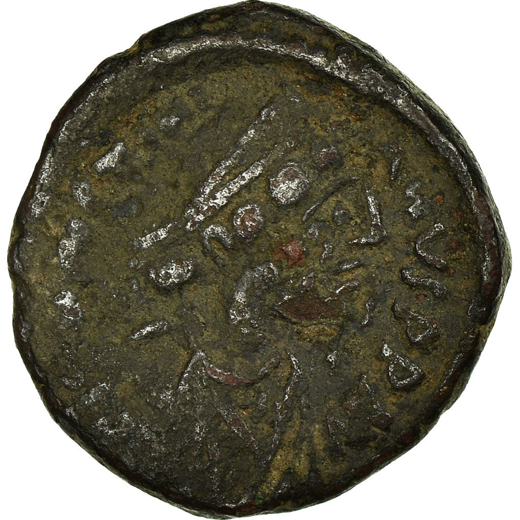 Munten, Justinianus I, Pentanummium, 542-546, Antioch, FR+, Koper, Sear:241