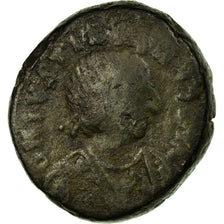 Moneta, Justinian I, Follis, 527-565 AD, Carthage, VF(20-25), Miedź, Sear:257