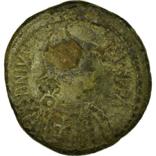 Monnaie, Justinien I, Follis, 527-565 AD, Carthage, TB, Cuivre, Sear:258