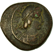 Moneta, Justinian I, Decanummium, 540-541, Carthage, MB+, Rame, Sear:269