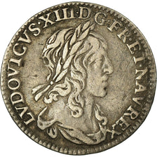 Münze, Frankreich, Louis XIII, 1/12 Ecu, 1642, Paris, 1er poinçon de Warin