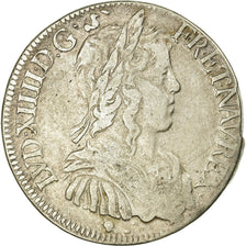 Munten, Frankrijk, Louis XIV, 1/2 Écu à la mèche longue, 1655, Toulouse, FR