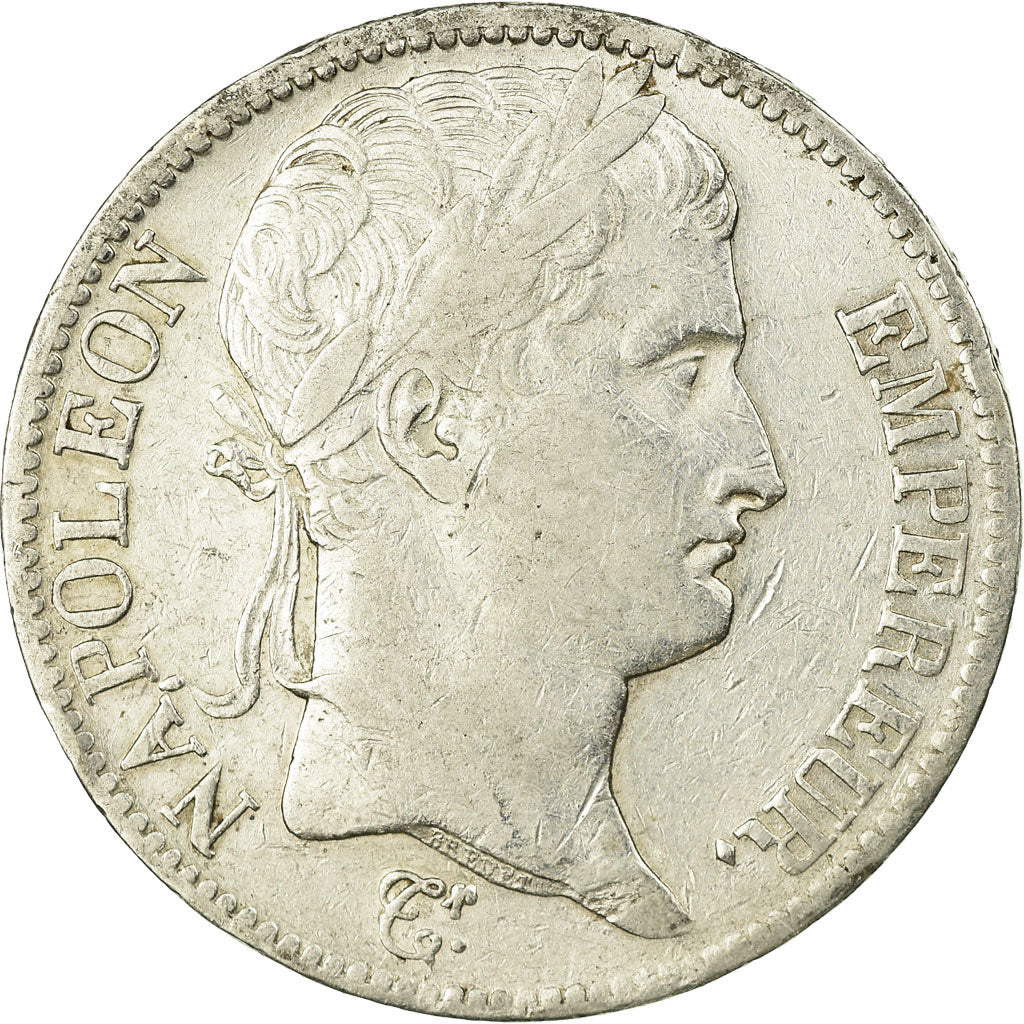 Moeda, França, Napoléon I, 5 Francs, 1811, Paris, VF(30-35), Prata, KM:694.1