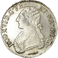 Coin, France, Louis XVI, Ecu aux branches d'olivier de Béarn, 1787, Pau