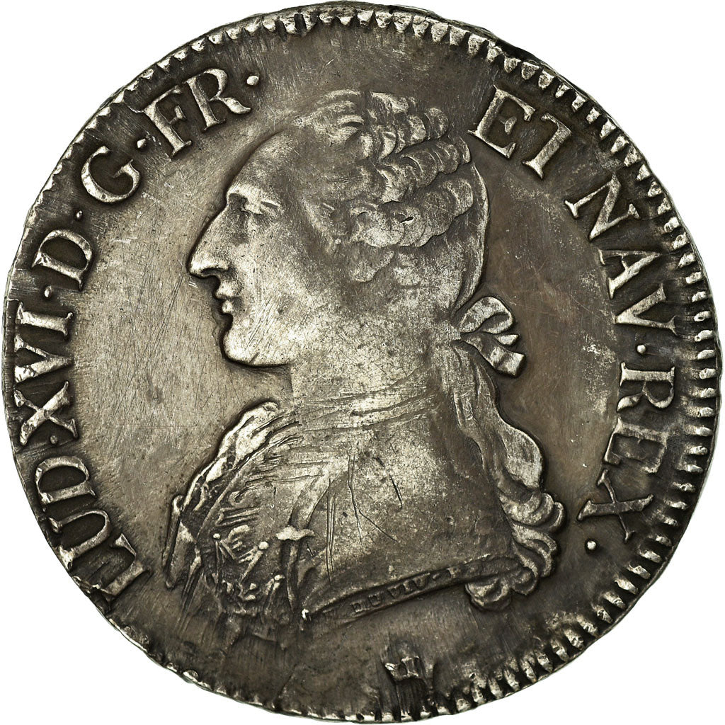 Coin, France, Louis XVI, Ecu aux branches d'olivier, 1784, Toulouse, VF(30-35)