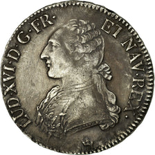 Moneta, Francia, Louis XVI, Ecu aux branches d'olivier, 1784, Toulouse, MB+