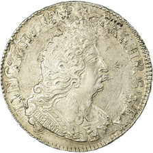 Munten, Frankrijk, Louis XIV, 1/2 Ecu aux palmes, 1694, Rouen, ZF, Zilver
