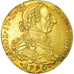 Moneta, Colombia, Charles IV, 4 Escudos, 1790, Nuevo Reino, Very rare, BB+, Oro