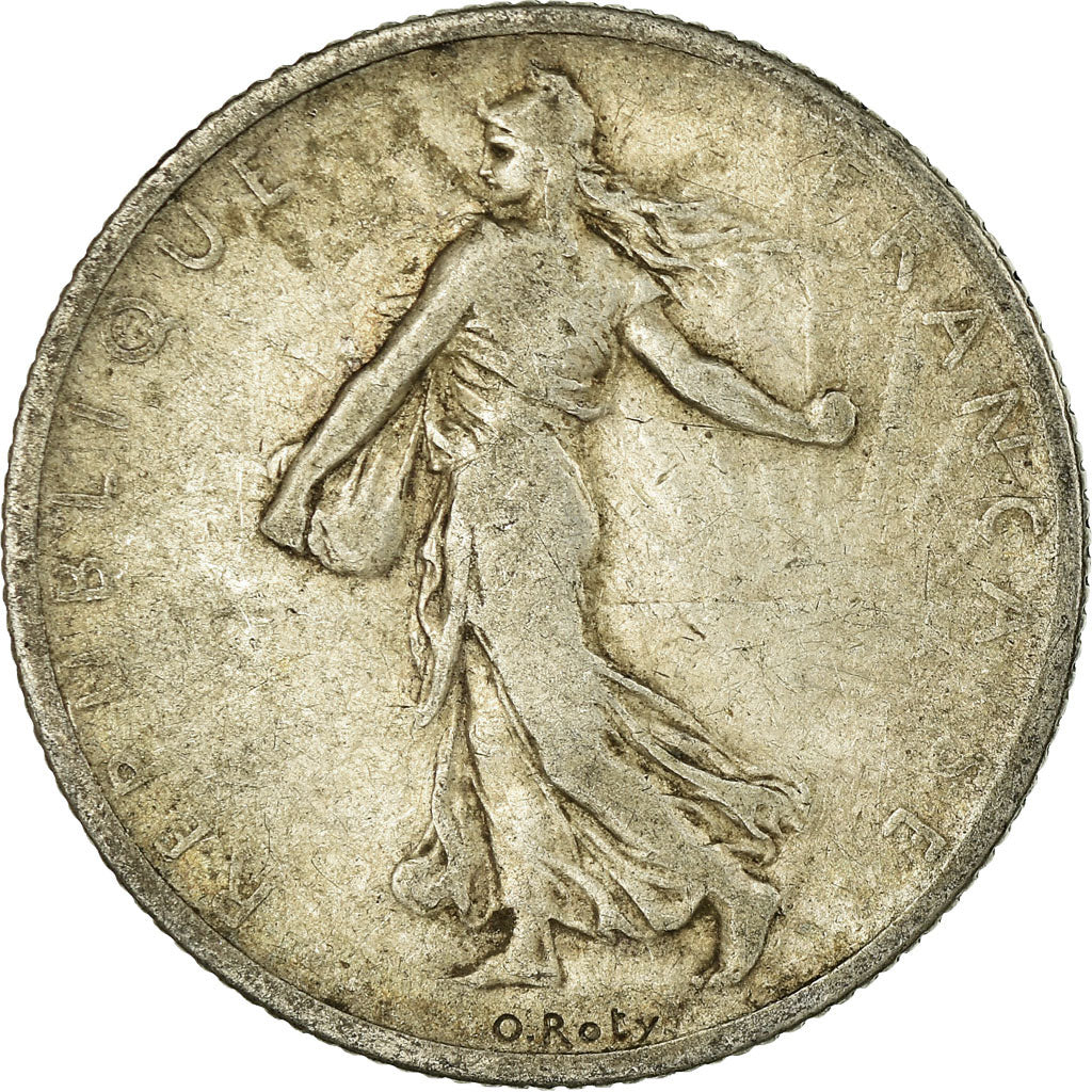 Moeda, França, Semeuse, 2 Francs, 1900, Paris, VF(20-25), Prata, KM:845.1