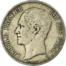 Monnaie, Belgique, Leopold I, 5 Francs, 5 Frank, 1851, TB+, Argent, KM:17