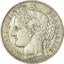 Münze, Frankreich, Cérès, 5 Francs, 1849, Paris, SS, Silber, KM:761.1