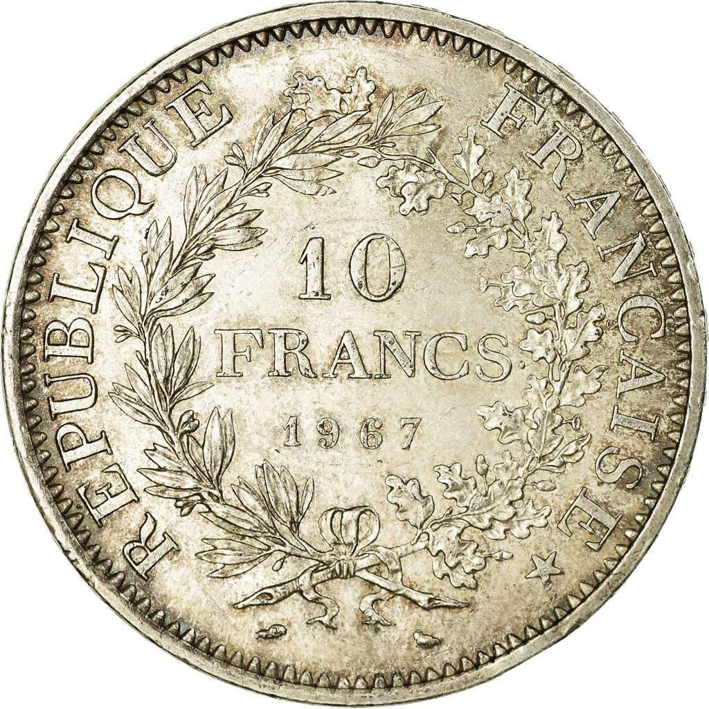 Monnaie, France, Hercule, 10 Francs, 1967, Paris, Avec accent, SPL, Argent