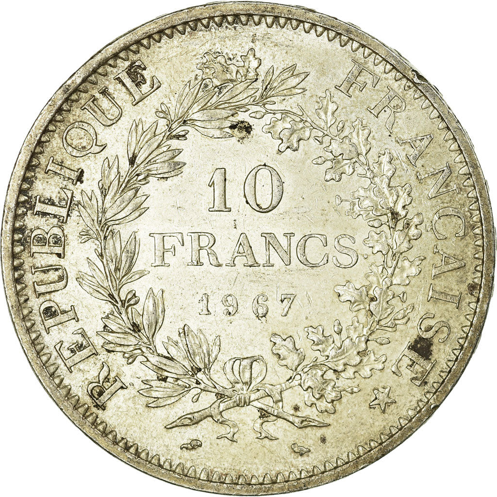 Monnaie, France, Hercule, 10 Francs, 1967, Paris, Avec accent, SUP, Argent
