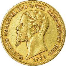 Moneda, Estados italianos, SARDINIA, Vittorio Emanuele II, 20 Lire, 1859