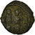 Moneta, Justin II, Half Follis, 565-578 AD, Thessalonica, VF(20-25), Miedź