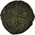 Moeda, Justin II, Half Follis, 565-578 AD, Thessalonica, VF(20-25), Cobre