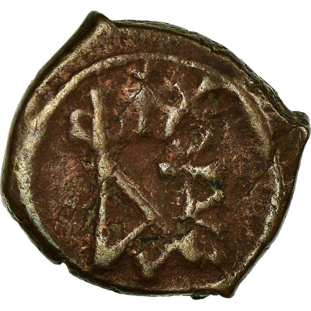 Münze, Justin II, Pentanummium, 565-578 AD, Constantinople, SS, Kupfer