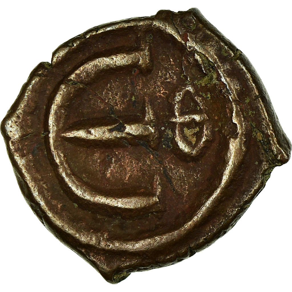 Münze, Justin II, Pentanummium, 565-578 AD, Constantinople, SS, Kupfer