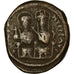 Monnaie, Justin II, Follis, 577-578, Nicomédie, TB, Cuivre, Sear:369