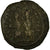 Moneda, Justin II, Half Follis, 572-573, Kyzikos, BC+, Cobre, Sear:373
