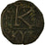 Moeda, Justin II, Half Follis, 572-573, Kyzikos, VF(30-35), Cobre, Sear:373