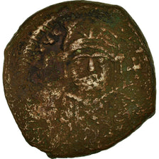 Moneda, Justin II, Follis, 566-567, Antioch, BC+, Cobre, Sear:378