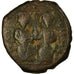 Moneda, Justin II, Follis, 574-575, Antioch, BC+, Cobre, Sear:379