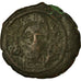 Moneda, Justin II, Half Follis, 565-566, Antioch, BC+, Cobre, Sear:380