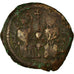 Moeda, Justin II, Half Follis, 571-572, Antioch, VF(30-35), Cobre, Sear:381