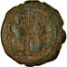 Moeda, Justin II, Half Follis, 573-574, Antioch, VF(30-35), Cobre, Sear:381