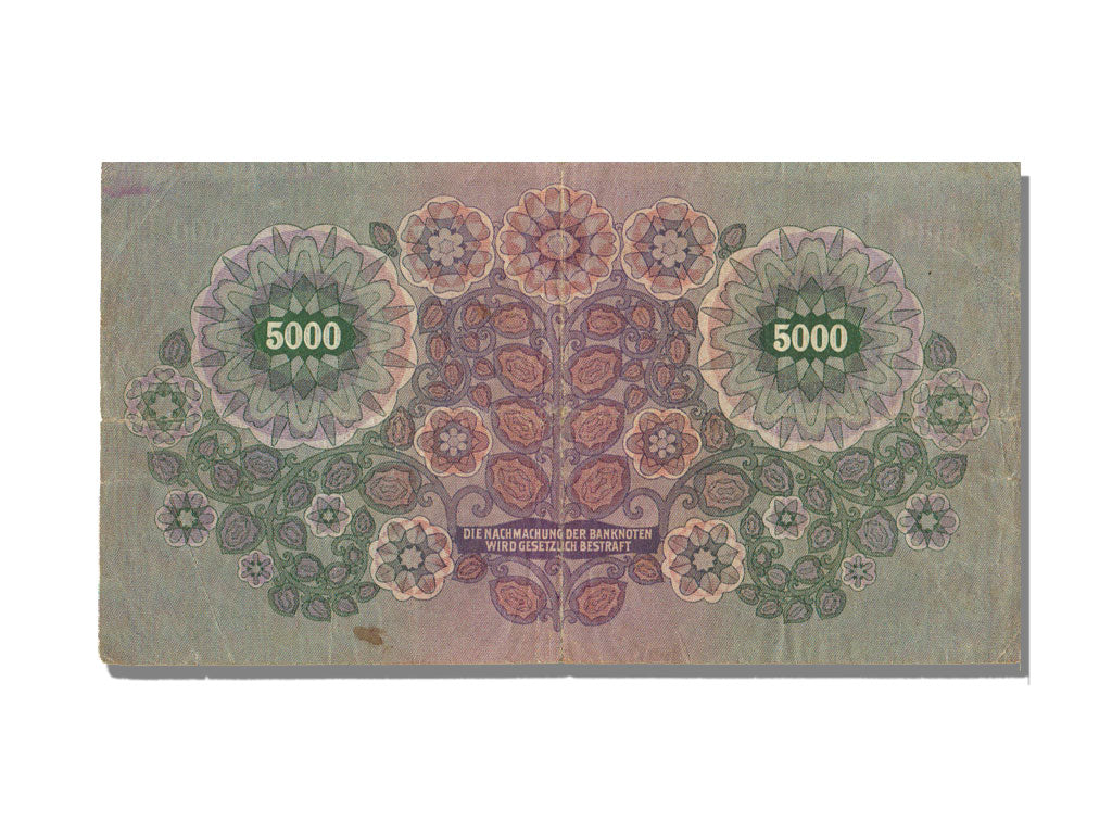Austria, 5000 Kronen, 1922, 1922-01-02, EF(40-45)