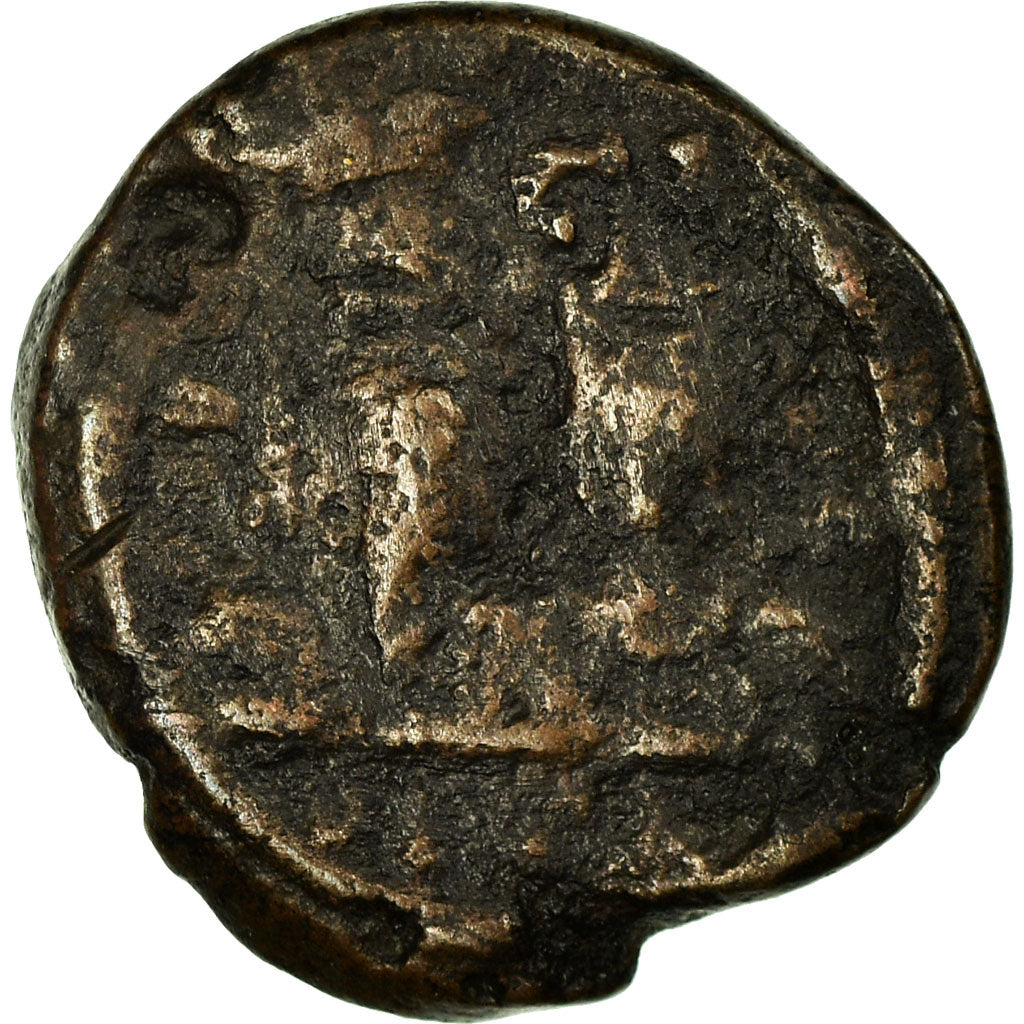 Monnaie, Justin II, Decanummium, 572-578, Carthage, TB, Cuivre, Sear:400