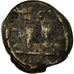 Monnaie, Justin II, Decanummium, 572-578, Carthage, TB, Cuivre, Sear:400